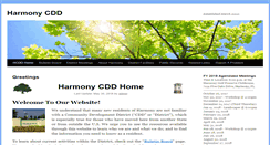 Desktop Screenshot of harmonycdd.org